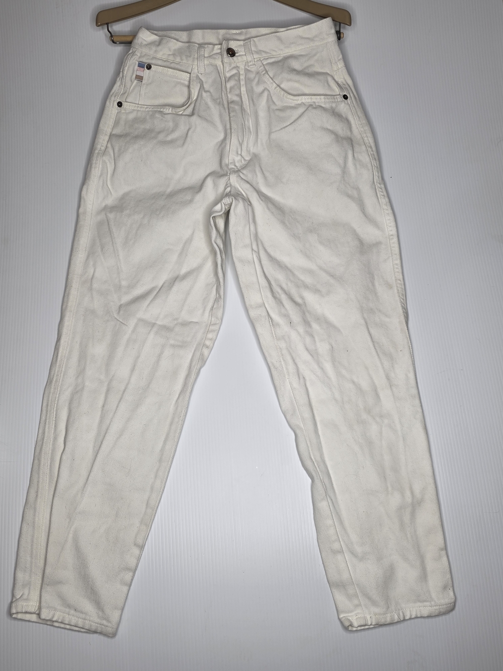 Vintage Gitano P.S. High Waisted White Jeans Size 10 Short